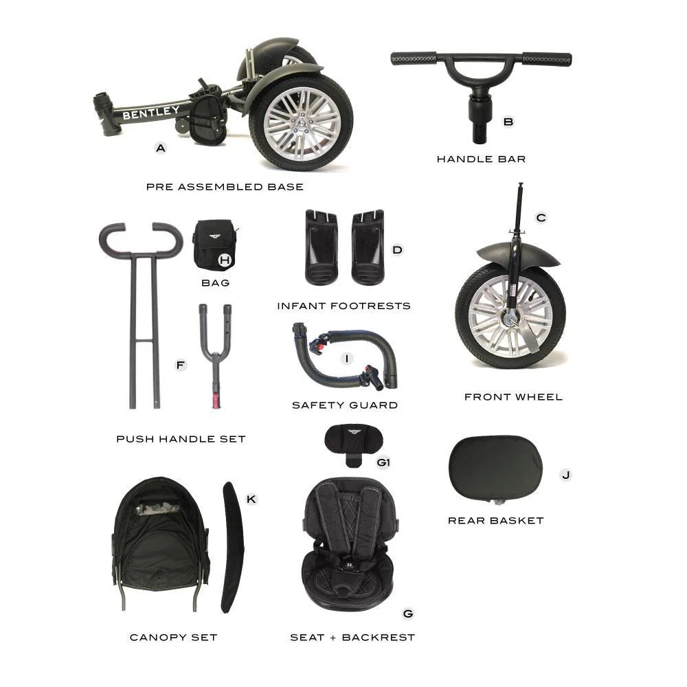 Bentley Trike Spare Parts