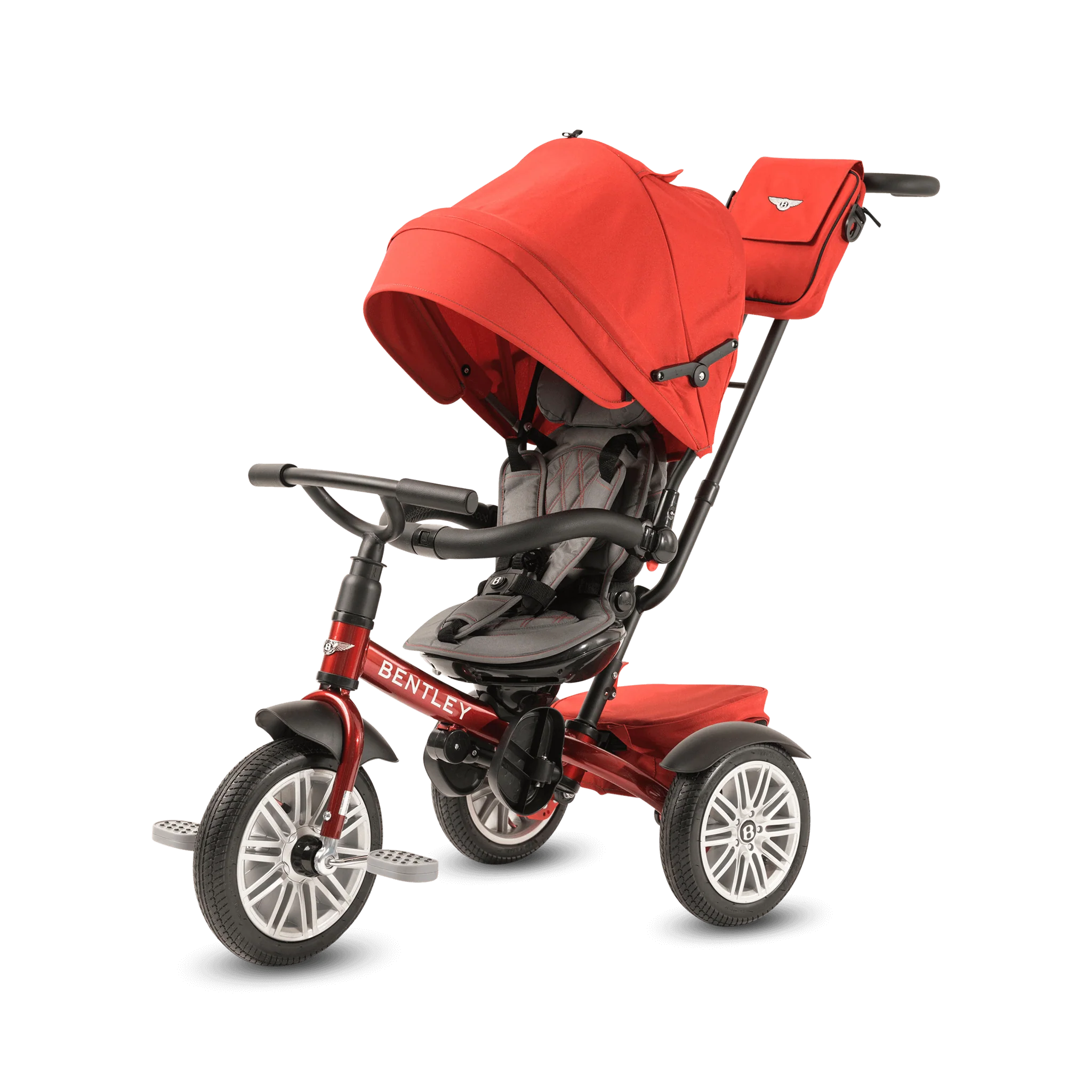 Dragon Red Bentley 6 in 1 Stroller Trike - Image 5
