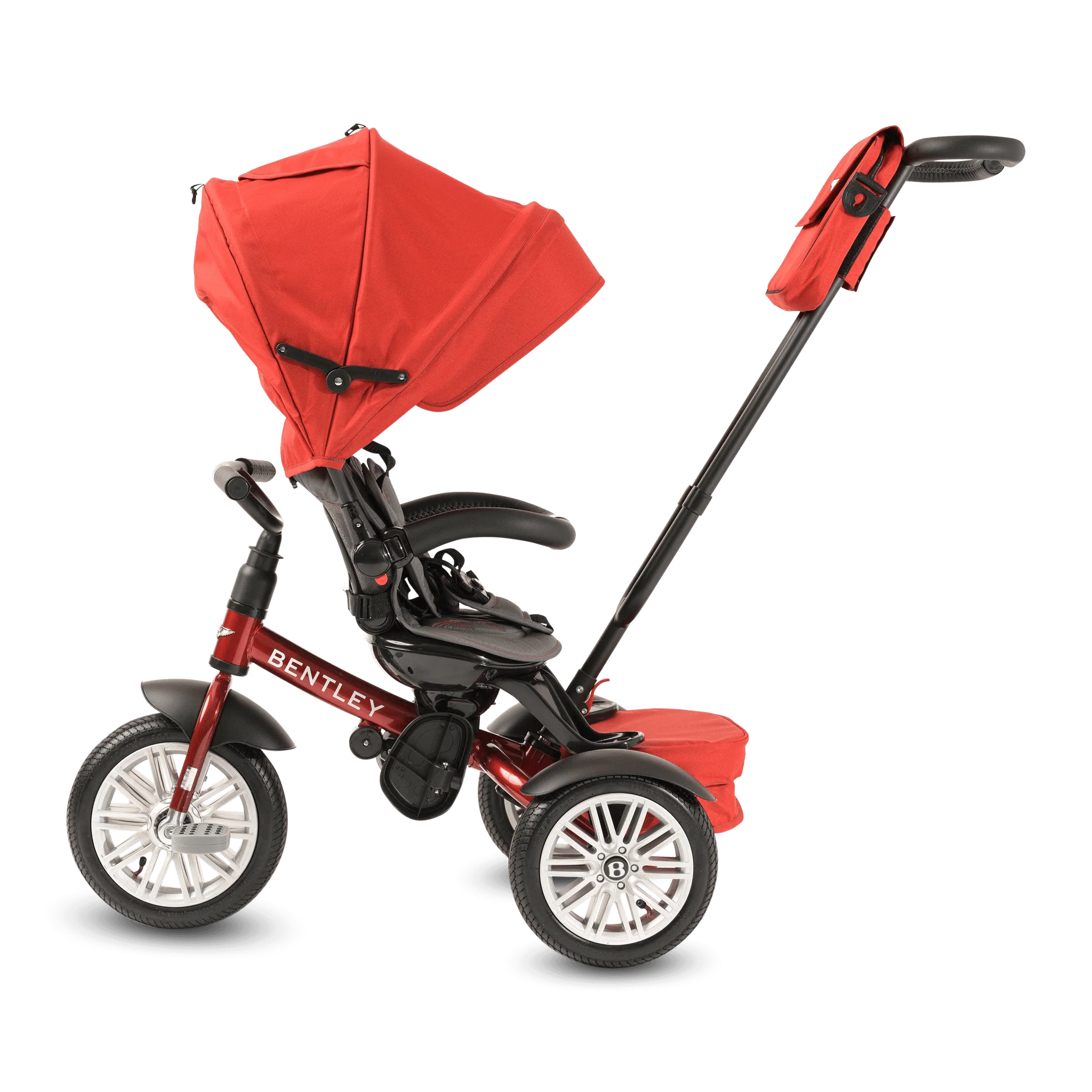 Dragon Red Bentley 6 in 1 Stroller Trike - Image 6