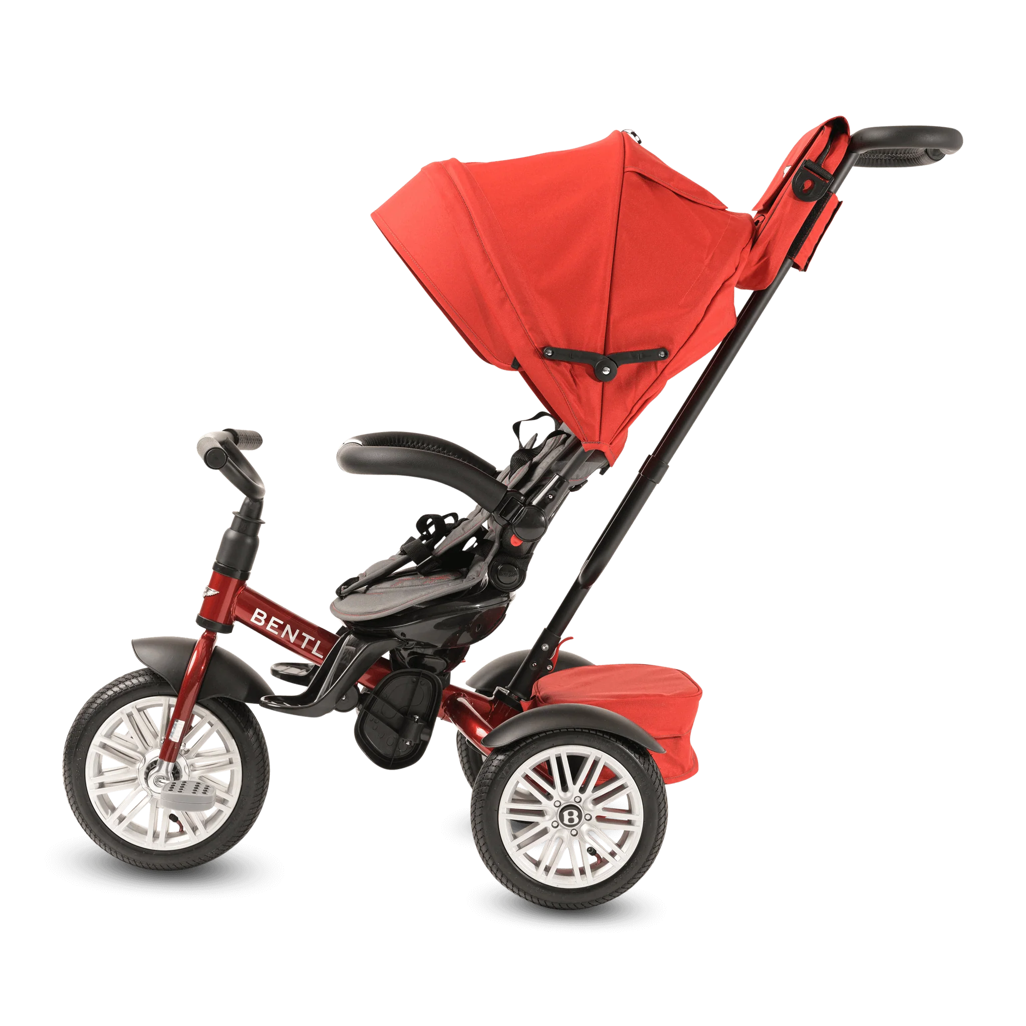 Dragon Red Bentley 6 in 1 Stroller Trike - Image 7