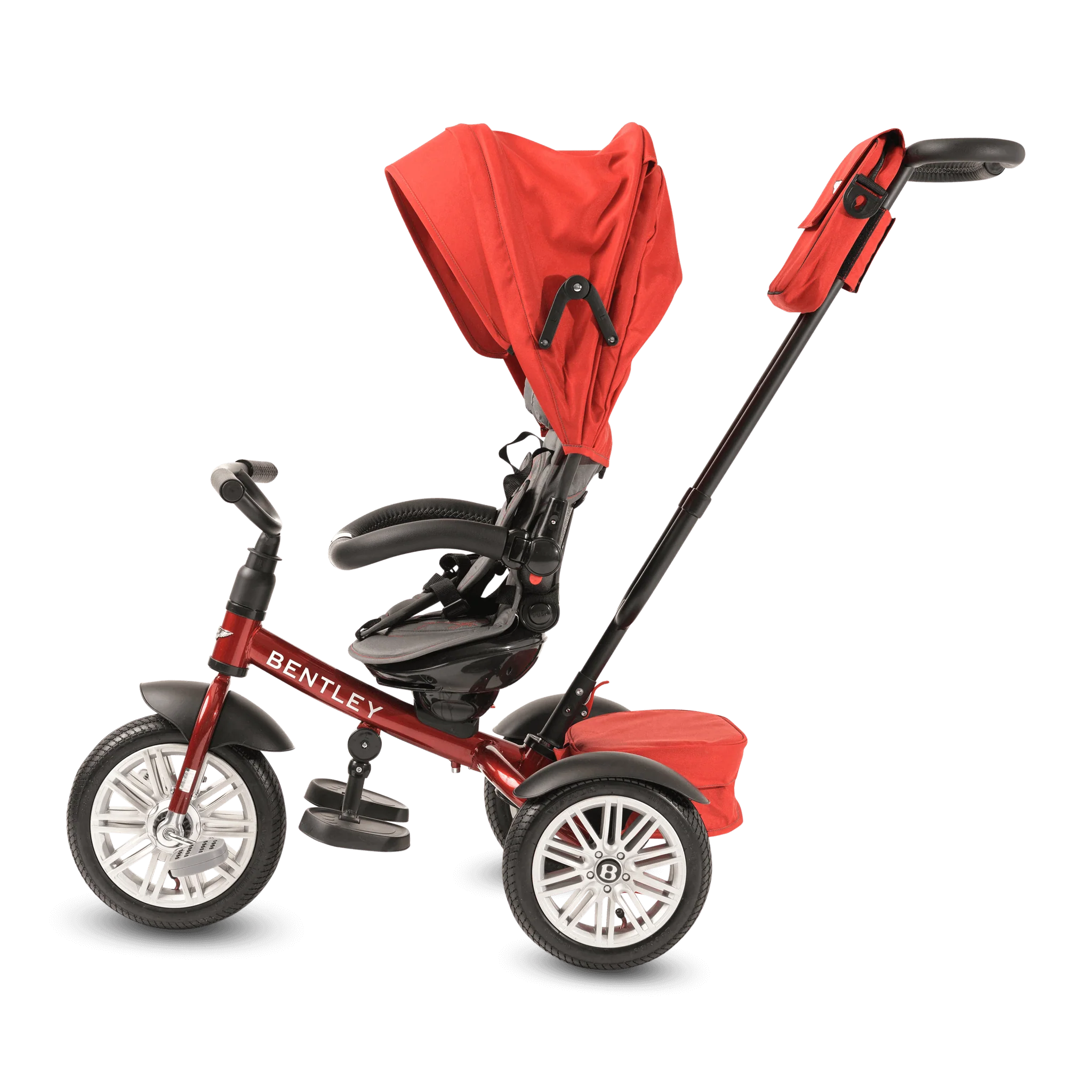 Dragon Red Bentley 6 in 1 Stroller Trike - Image 8