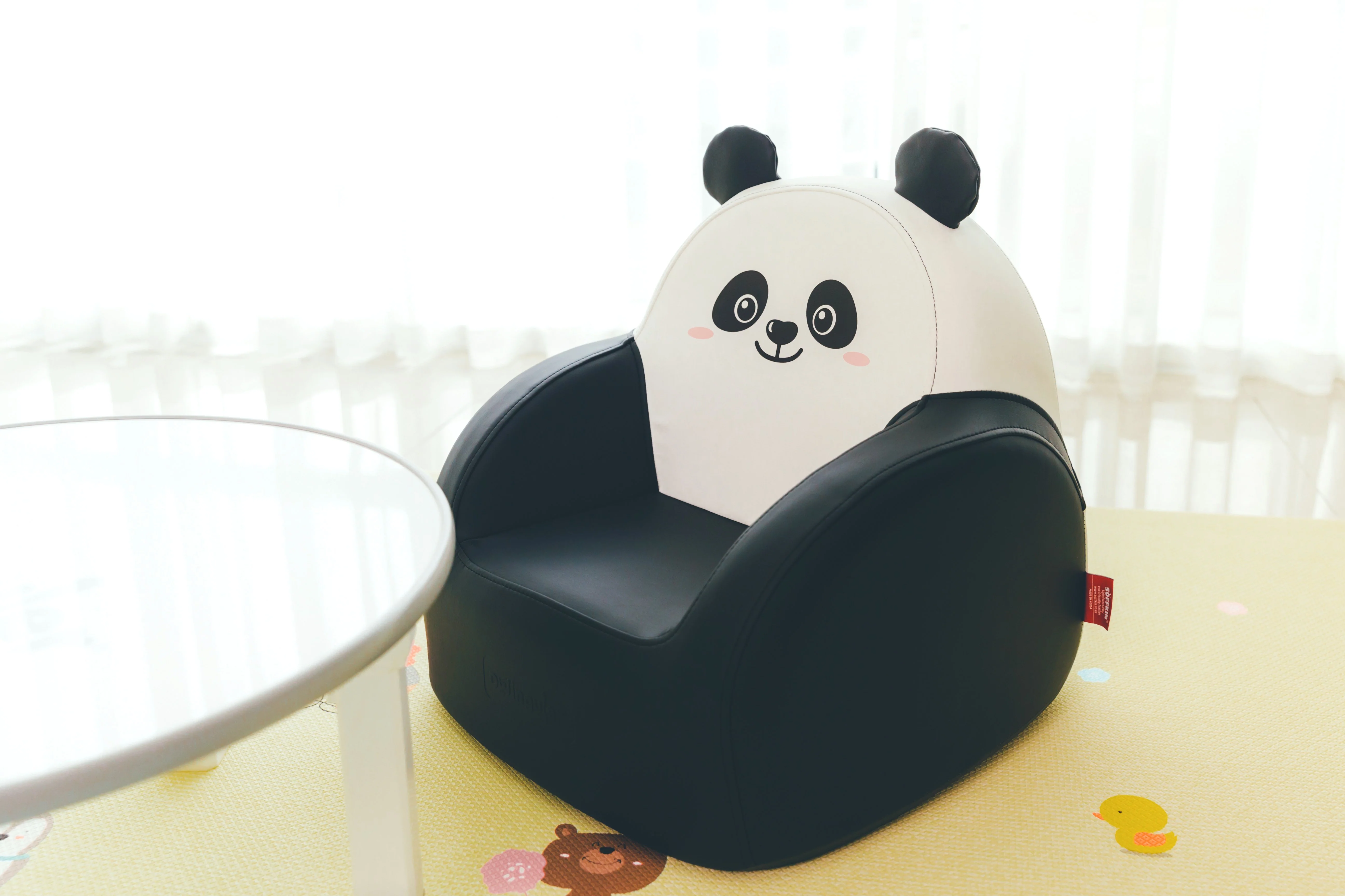 Dwinguler Bear Friends - Soffkin Leather Kids Sofa - Image 4