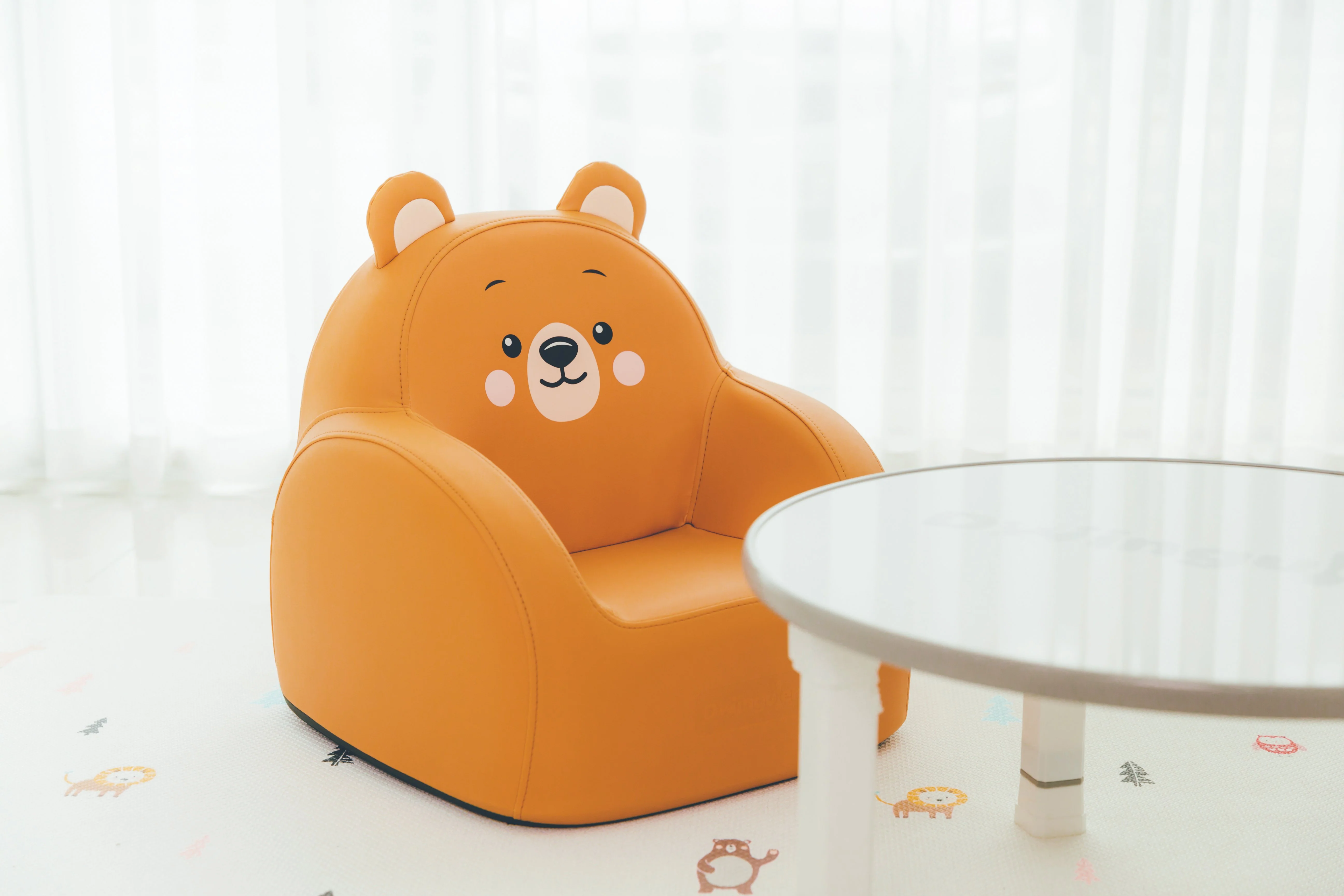 Dwinguler Bear Friends - Soffkin Leather Kids Sofa - Image 8