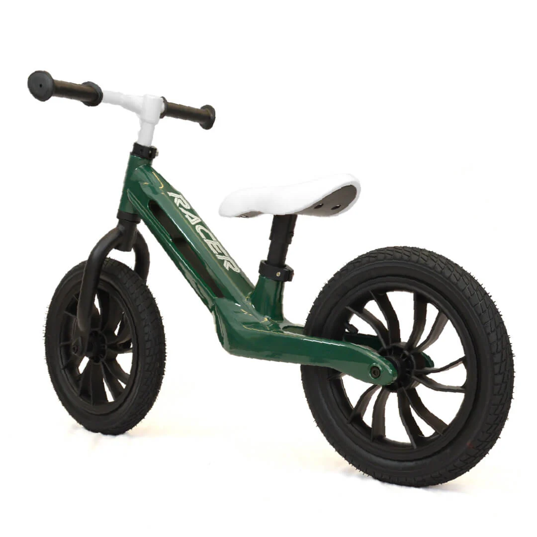 Forest Green Qplay Racer Balance Bike - Image 7