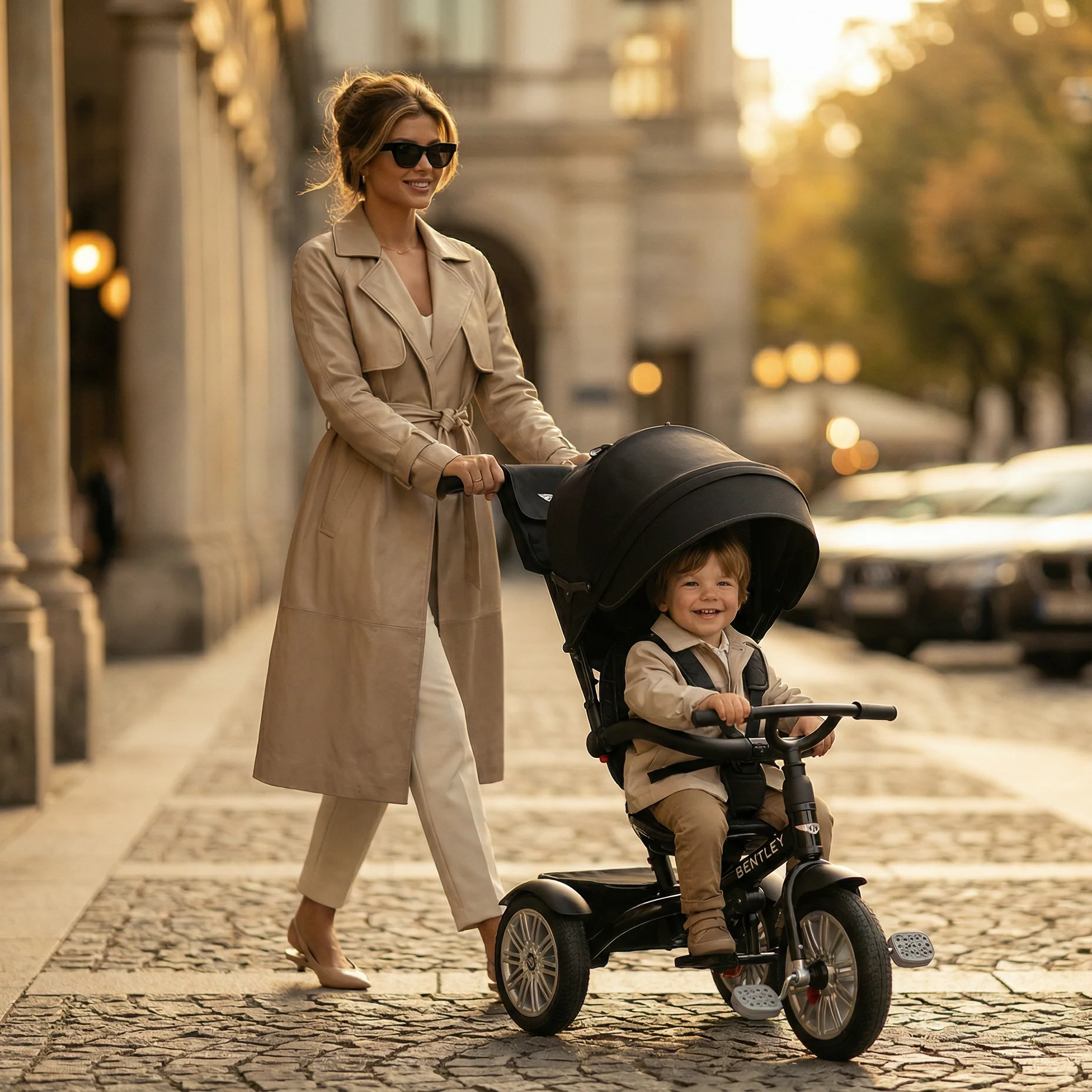 Onyx Black Bentley 6 in 1 Stroller Trike - Image 3