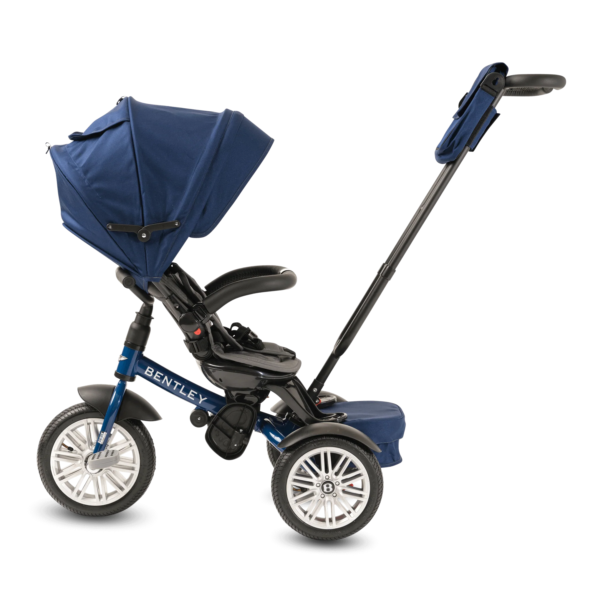Sequin Blue Bentley 6 in 1 Stroller Trike - Image 7