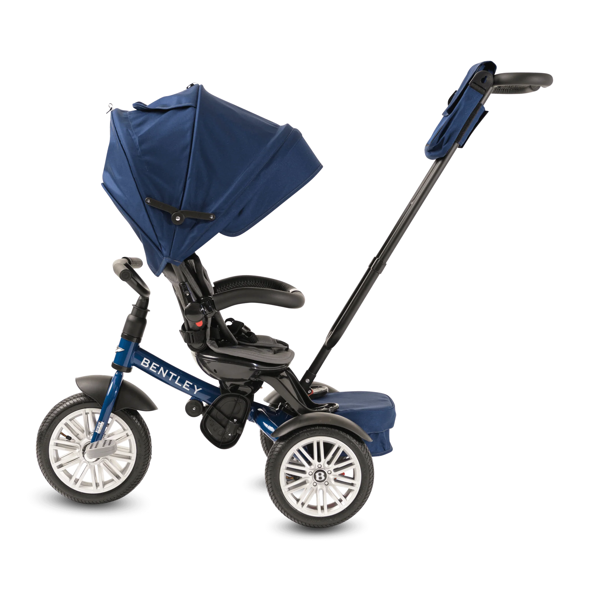 Sequin Blue Bentley 6 in 1 Stroller Trike - Image 8