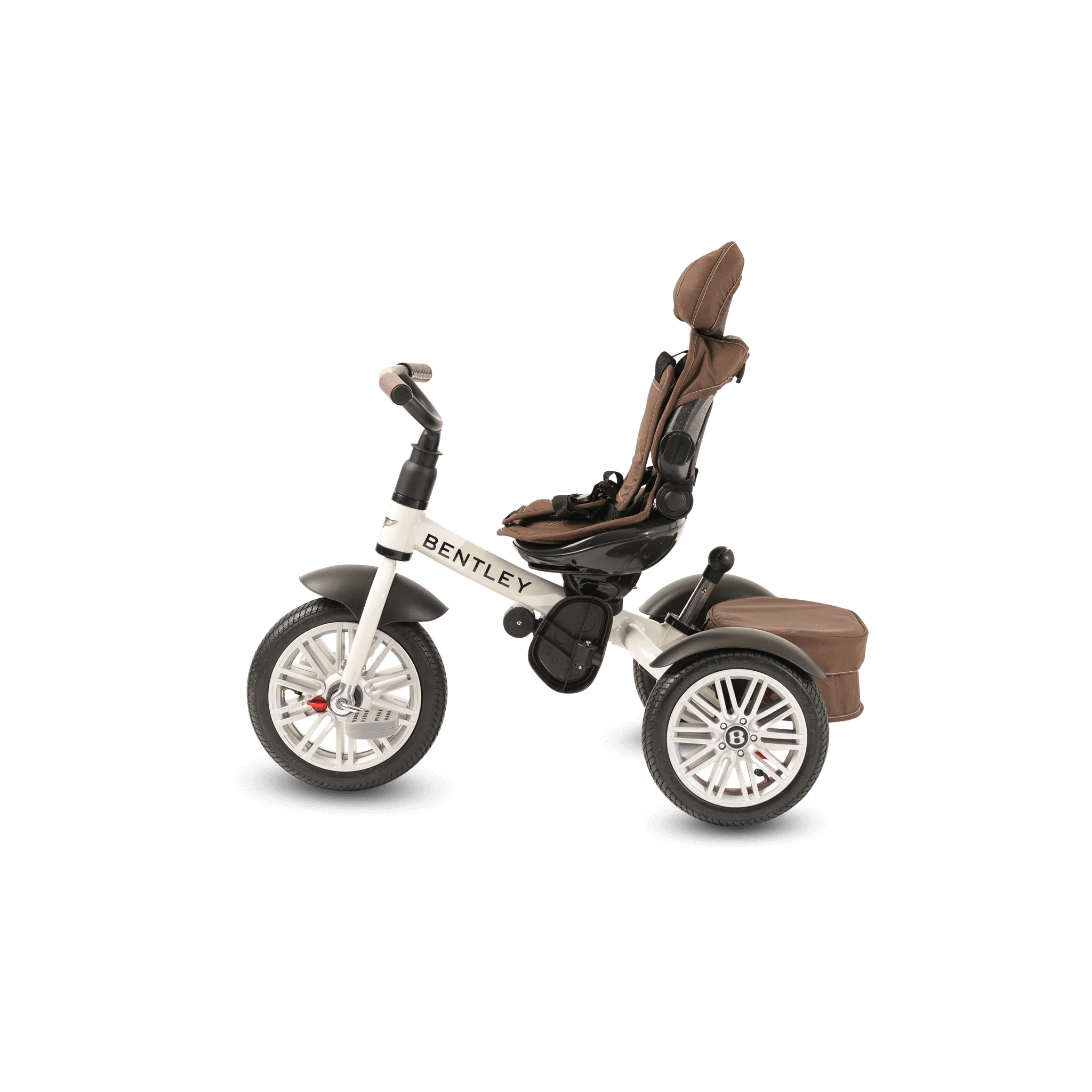 White Satin Bentley 6 in 1 Stroller Trike - Image 10