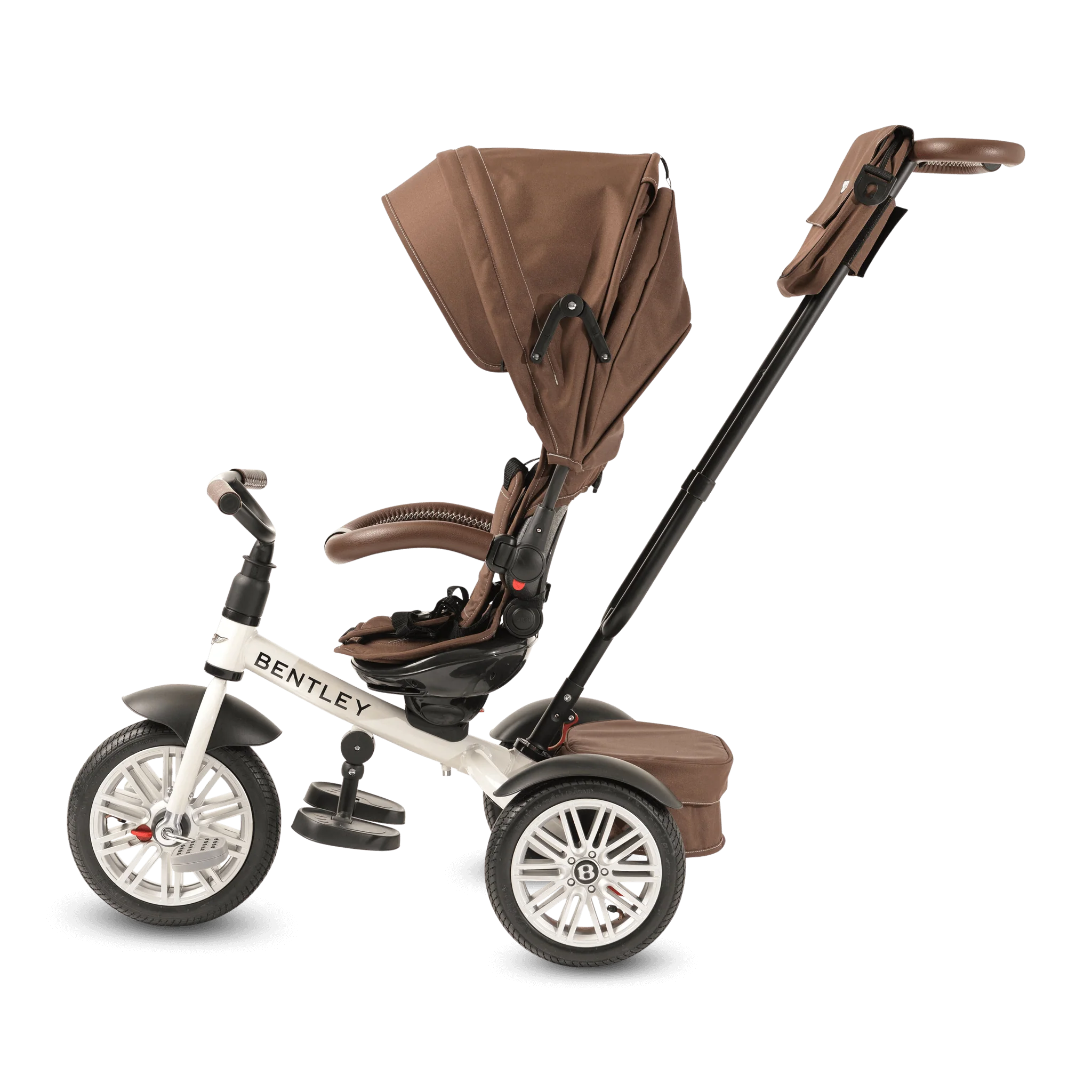 White Satin Bentley 6 in 1 Stroller Trike - Image 8