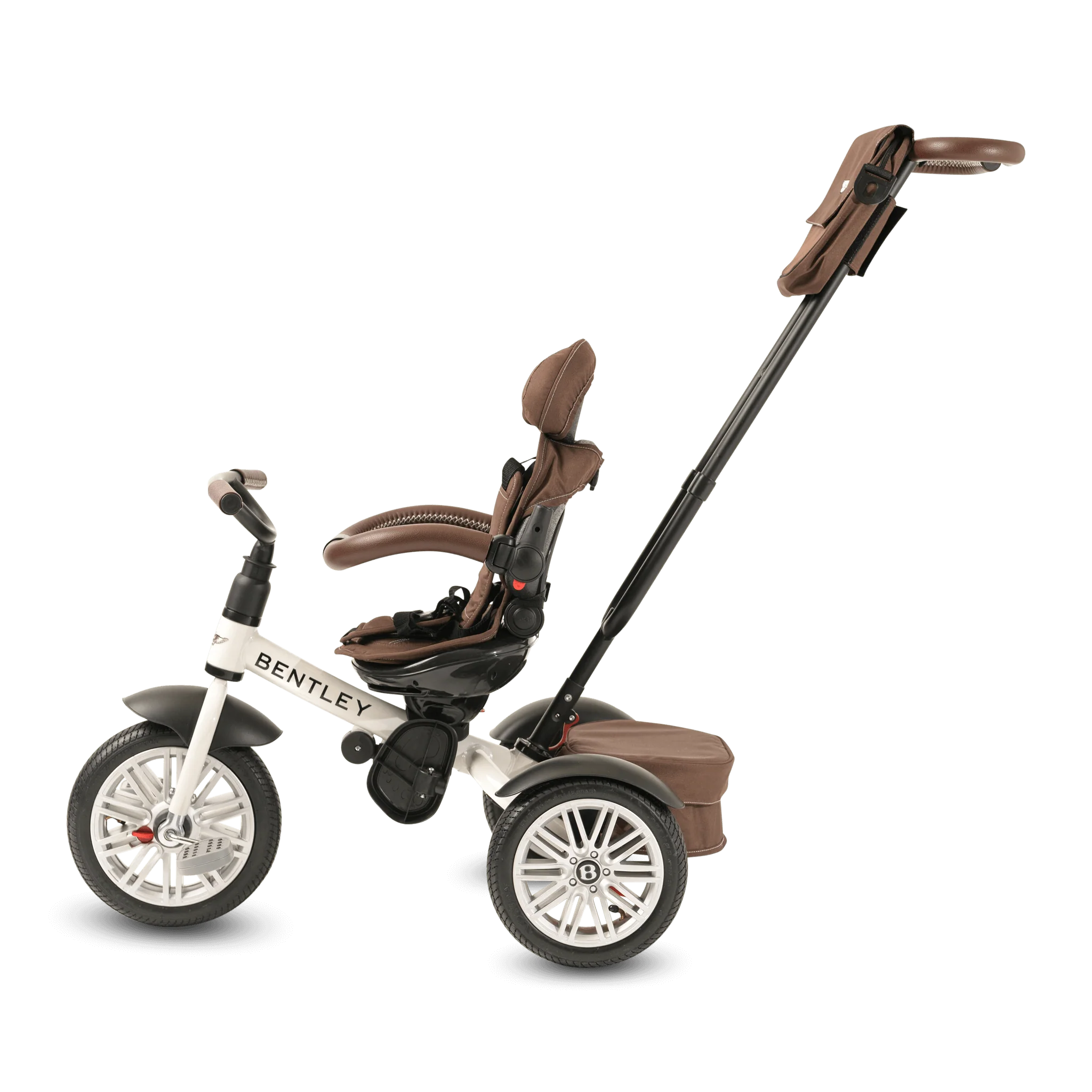 White Satin Bentley 6 in 1 Stroller Trike - Image 9